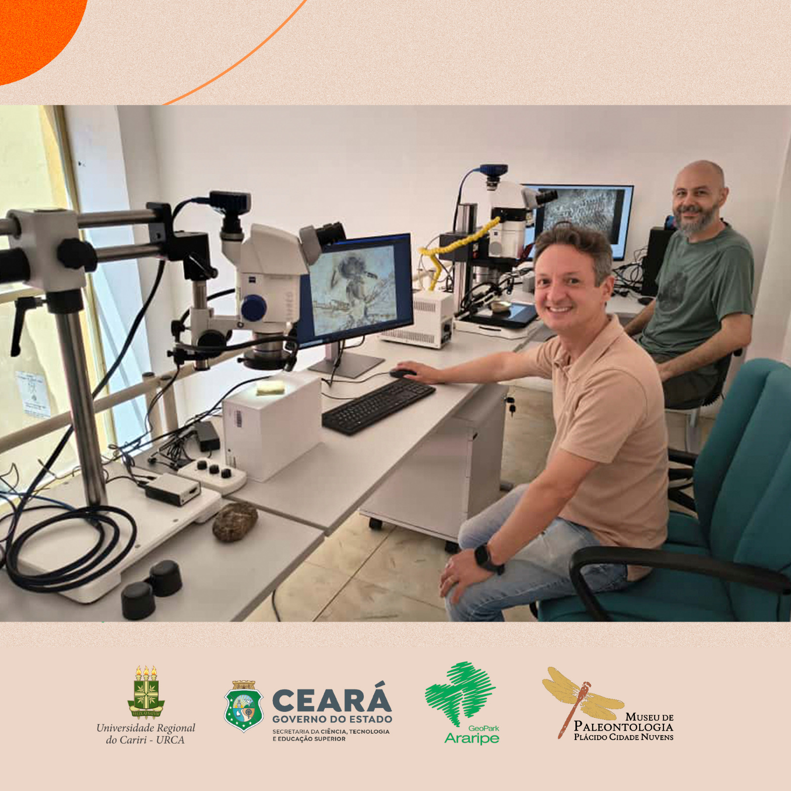 Museu de Paleontologia recebe novos estereomicroscópios